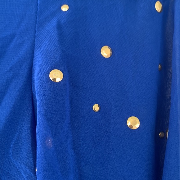 Marineblu open front top - Picture 3 of 4